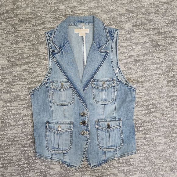 Michael Kors denim vest - Picture 6 of 9